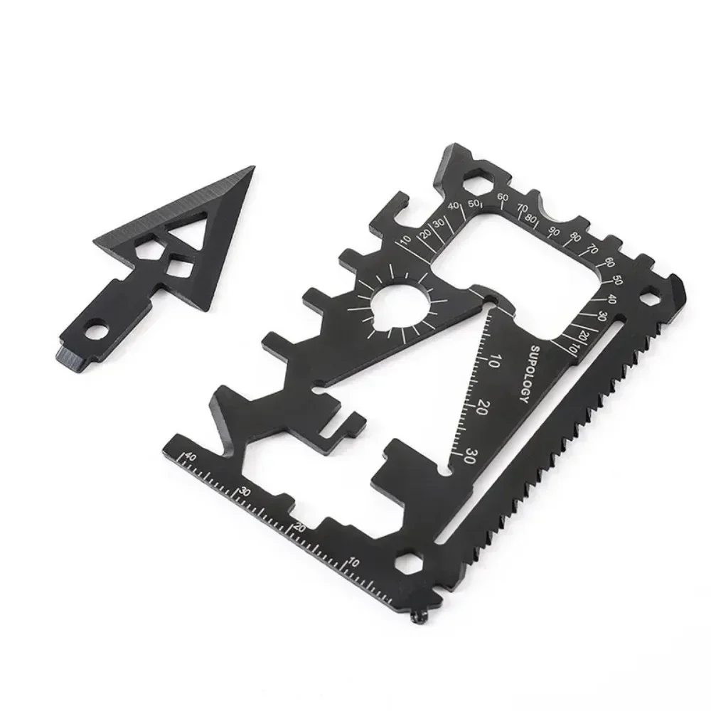 Edc Carry Card - 屋外ポータブル 18 in 1 カードナイフ野生動物サバイバル機器救命カード多目的および多機能ツールポータブル