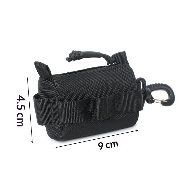 Edc Everyday Carry - 屋外用バックルバッグ EDCポーチ ジッパー付きキーカードホルダー 小物入れバッグ ポータブルウォレットポーチ アウトドアハンティングウエストバッグ