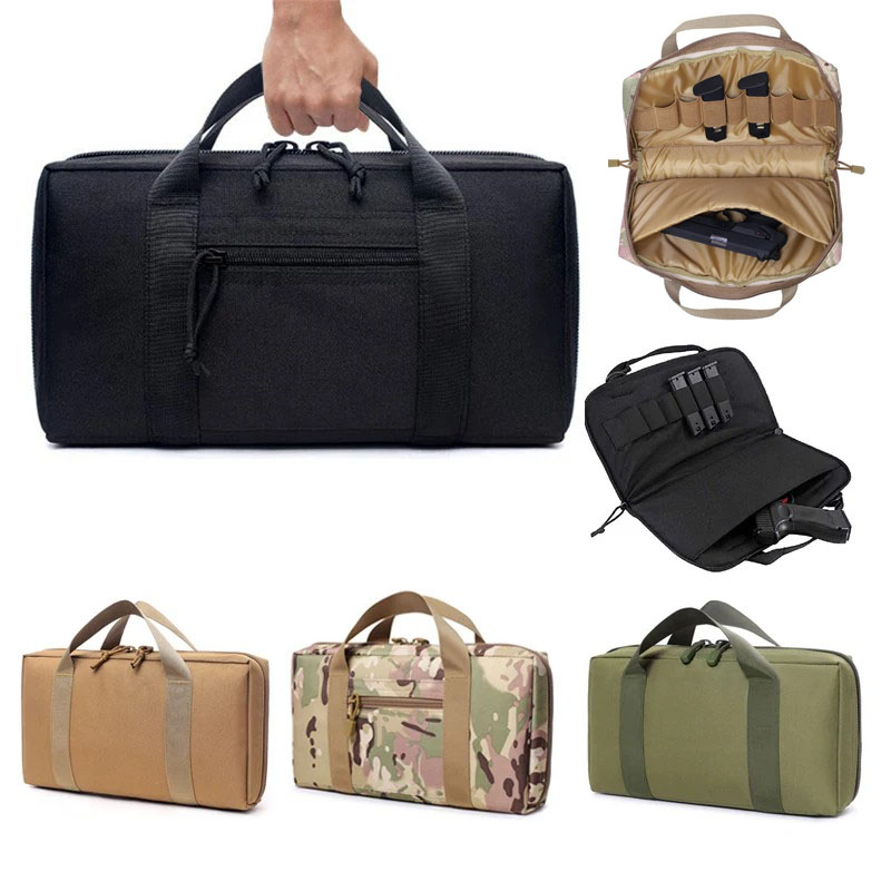 Edc Pistol Carry Bag - 屋外用ガンキャリーバッグ EDCツールポーチ ハンティングアクセサリー マガジンポーチホルダー ピストルハンドガン保護ケース ホルスター