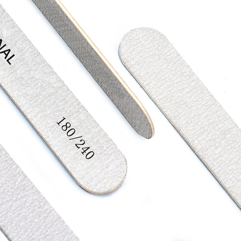 100個木製ネイルファイルプロ用サンディングバッファーファイ - Nail File Titanium のレビューと価格