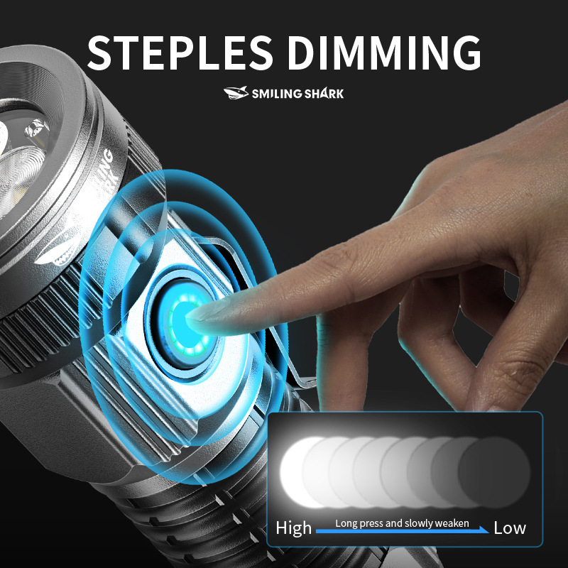 小型の充電式LED懐中電灯,ポータブルポケットトーチ,キャン - Edc (Every Day Carry のレビューと価格