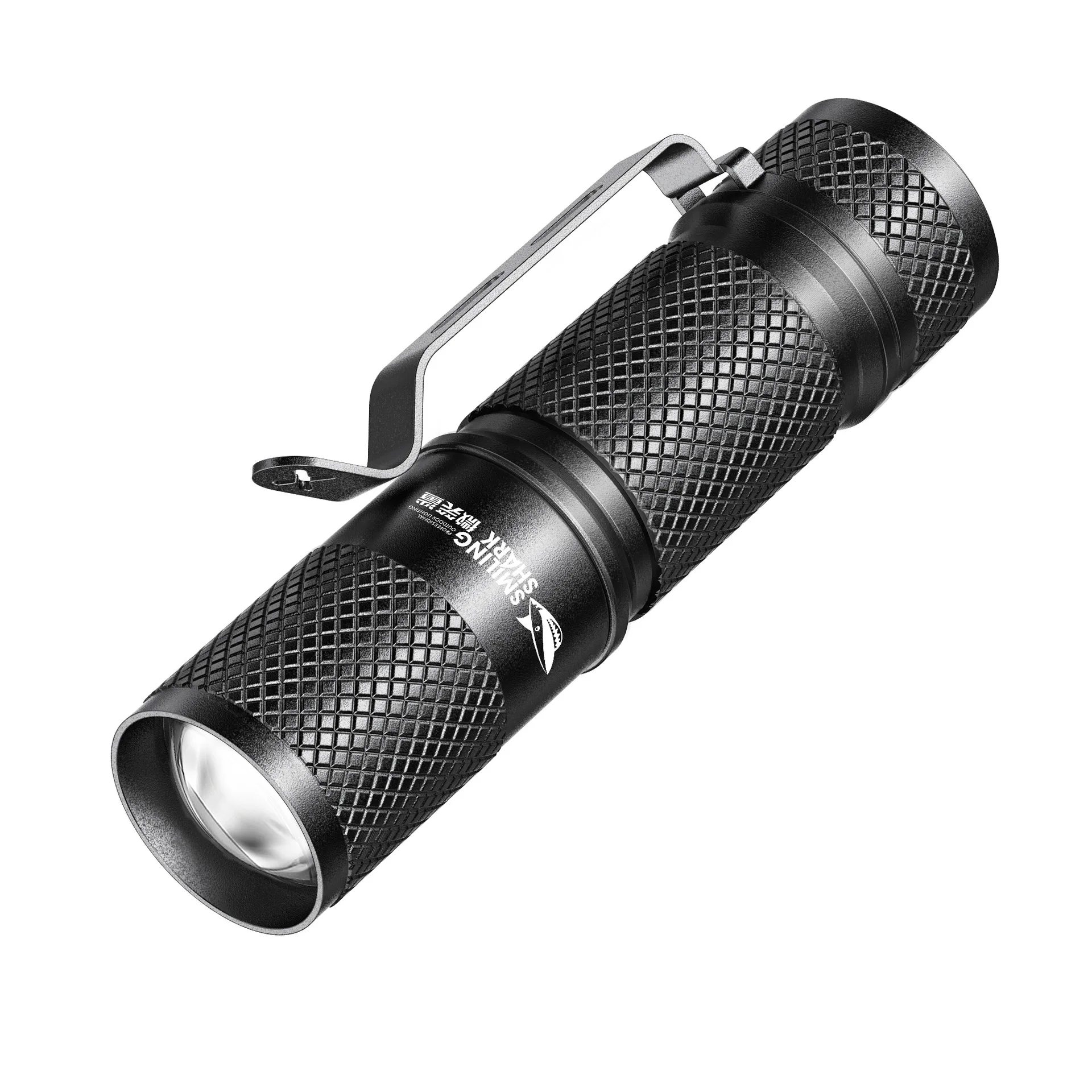 ミニ戦術ズームLED懐中電灯,超強力,USB充電式,ハイパワ - Edc (Every Day Carry のレビューと価格