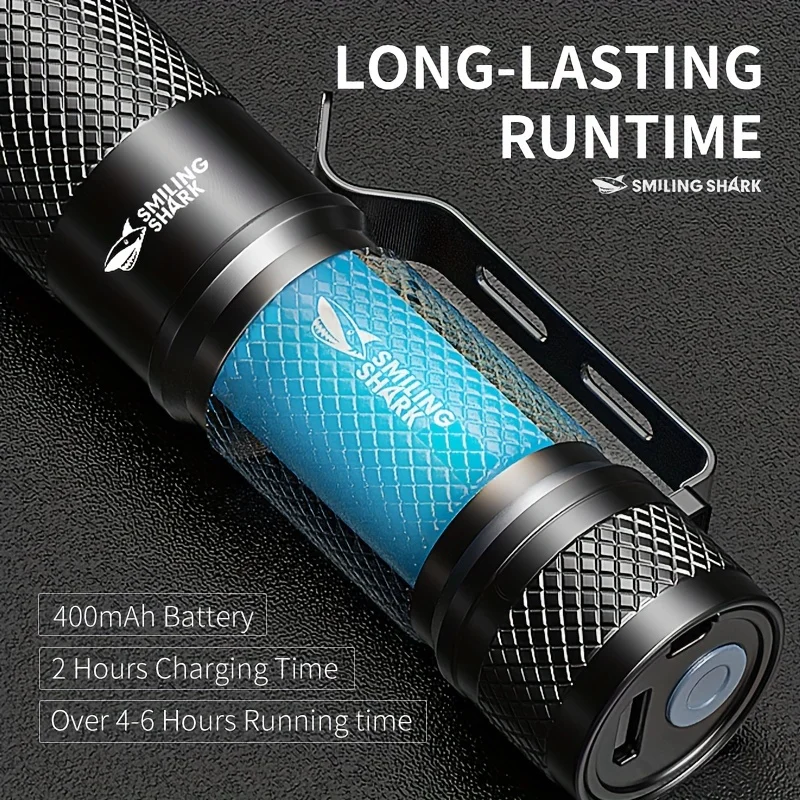 ミニ戦術ズームLED懐中電灯,超強力,USB充電式,ハイパワ - Edc (Every Day Carry のレビューと価格