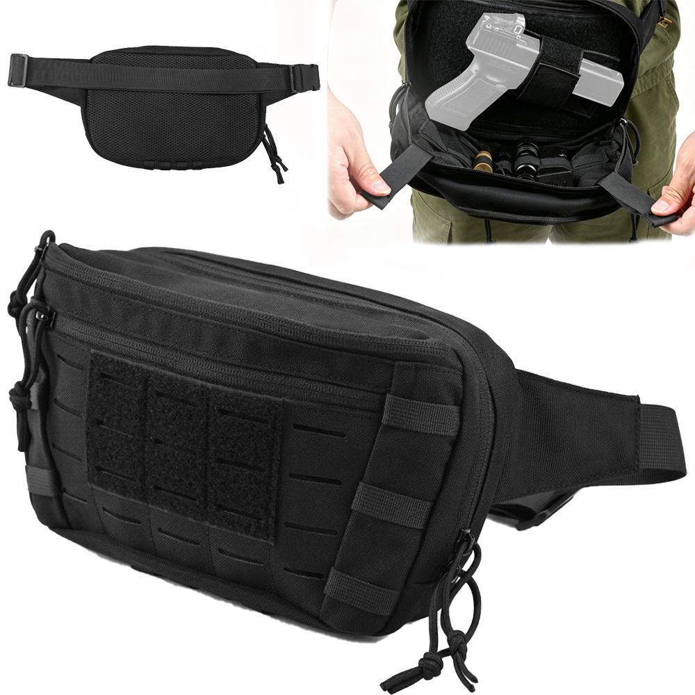 戦術ピストルウエストバッグ CCW ファニーパック隠しキャリ - Edc Pistol Carry Bag のレビューと価格