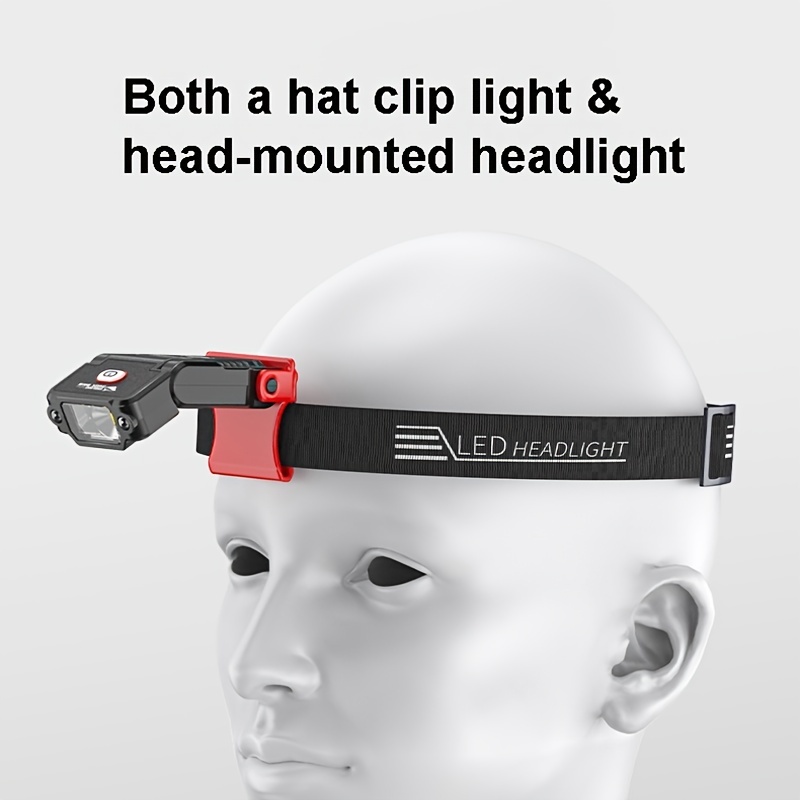 超高輝度USB充電式LEDセンサークリップオン野球帽キャップ - Edc (Every Day Carry のレビューと価格