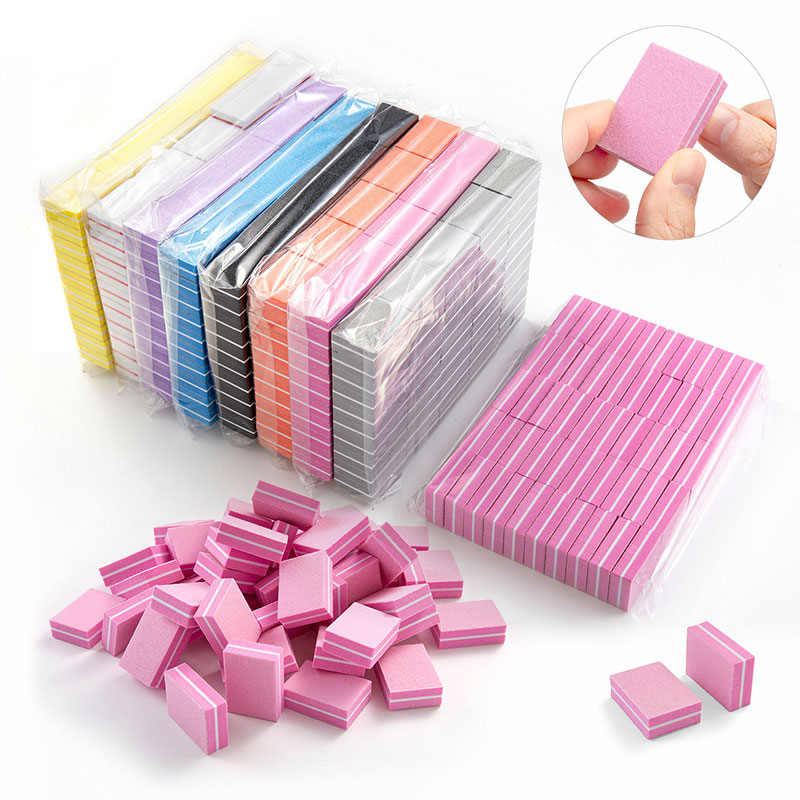 10/50 個ミニネイルアートバッファスポンジファイル両面ネ - Nail File Titanium のレビューと価格