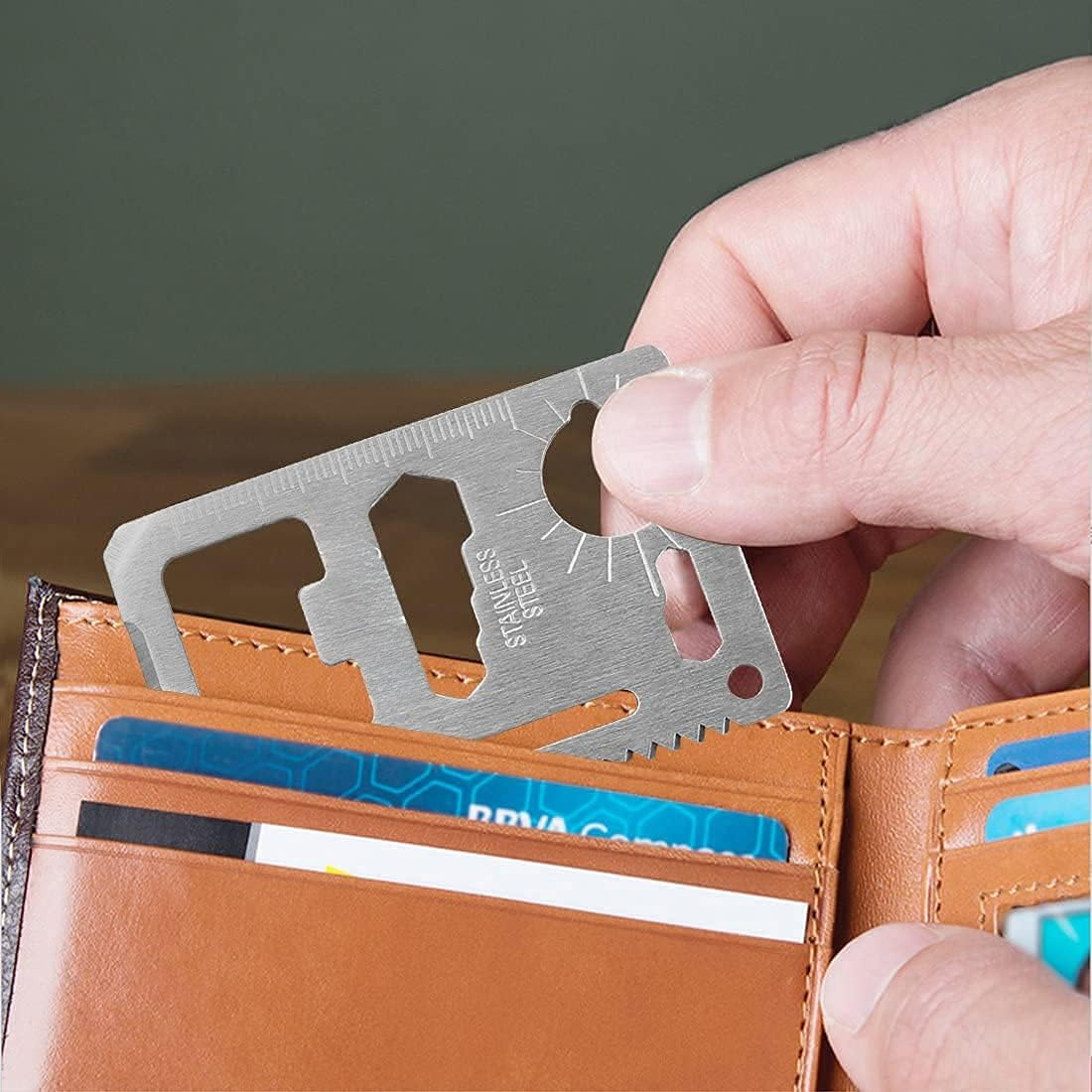 ポケットツール多機能クレジットカード型EDCアウトドアボトル - Edc Carry Card のレビューと価格
