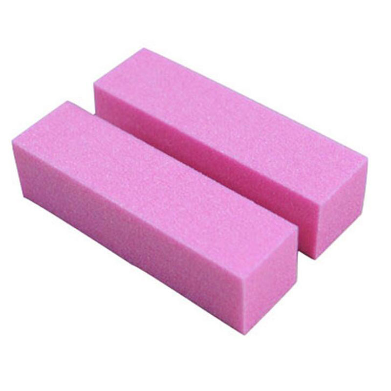 2個耐久性のあるスポンジ爪やすりバッファバフ研磨ブロックuv - Nail File Titanium のレビューと価格