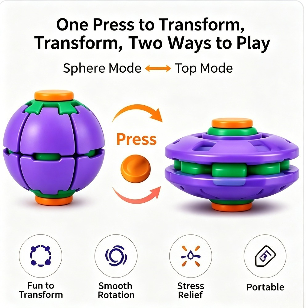 変形フィジェットスピナーボールプレスで回転、ストレス解消おも - Fidget Spinner Bearing のレビューと価格