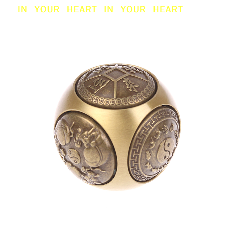 【X】六面四福運幸運マネーフィジェットスピナー真鍮ストレス解 - Fidget Spinner Bearing のレビューと価格