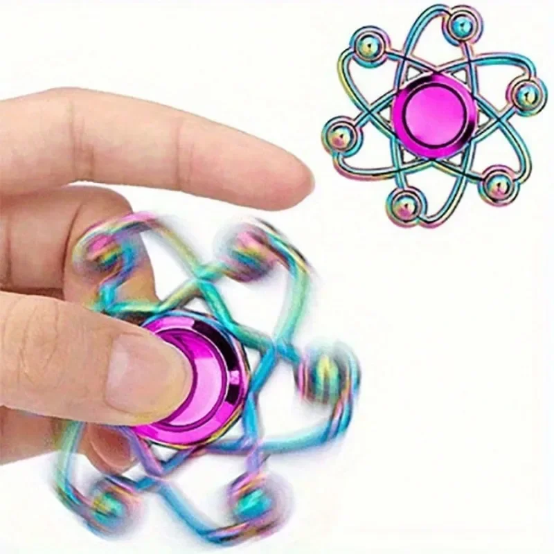 プレミアムレインボーフィジェットスピナー高速メタルスピナー、 - Fidget Spinner Bearing のレビューと価格
