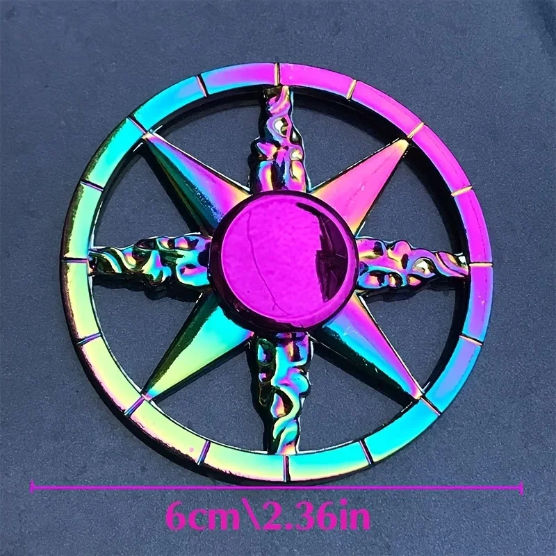 プレミアムレインボーフィジェットスピナー高速メタルスピナー、 - Fidget Spinner Bearing のレビューと価格