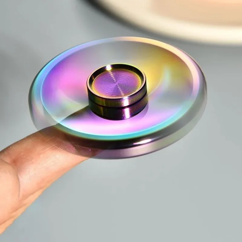 プレミアムレインボーフィジェットスピナー高速メタルスピナー、 - Fidget Spinner Bearing のレビューと価格