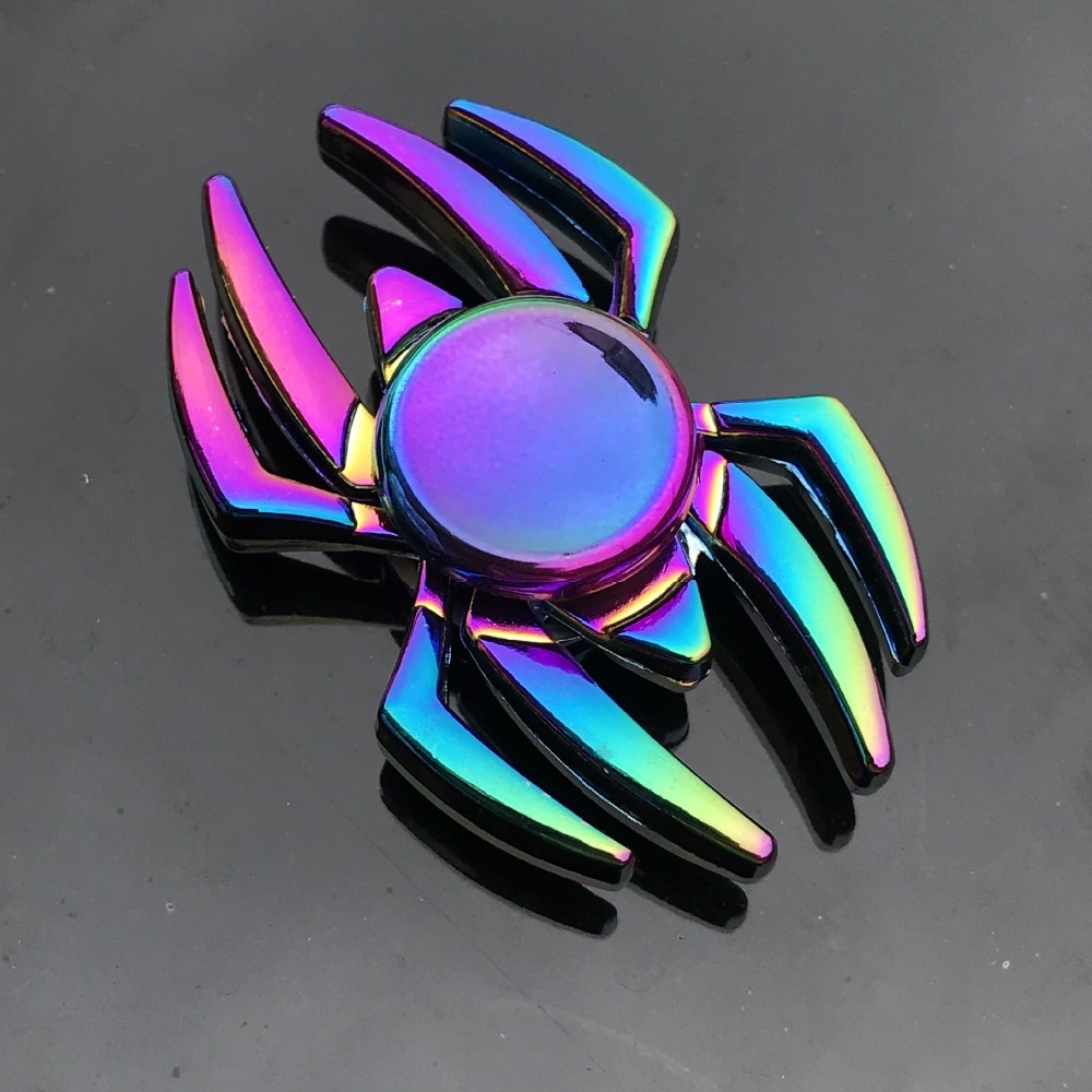 新しい亜鉛合金カラフルなフィジェットスピナー高品質抗不安ハン - Fidget Spinner Bearing のレビューと価格