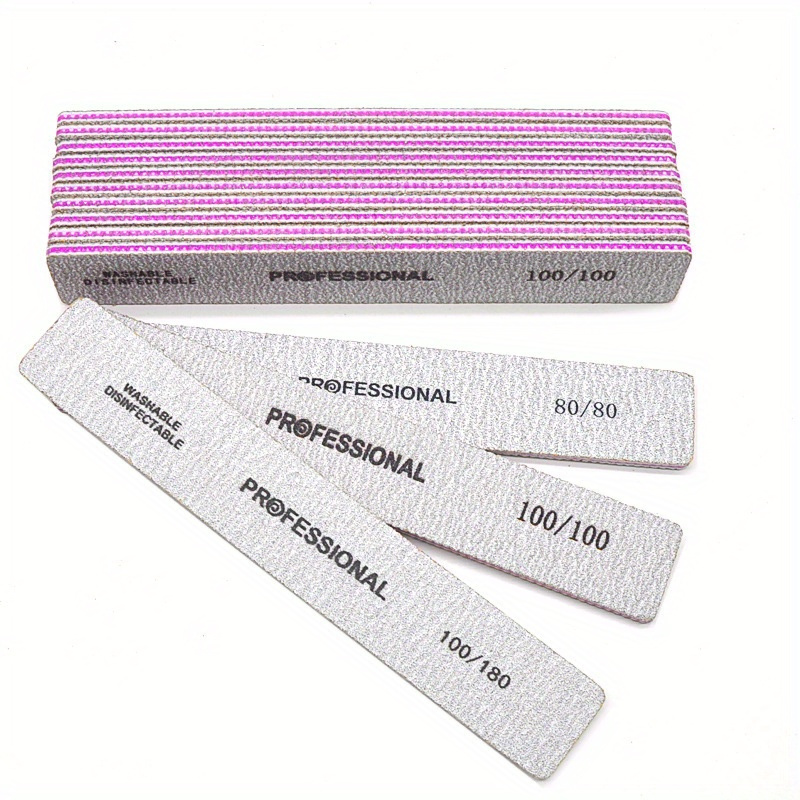 ストレートネイルファイル 80/100/180/240グリッ - Nail File Titanium のレビューと価格