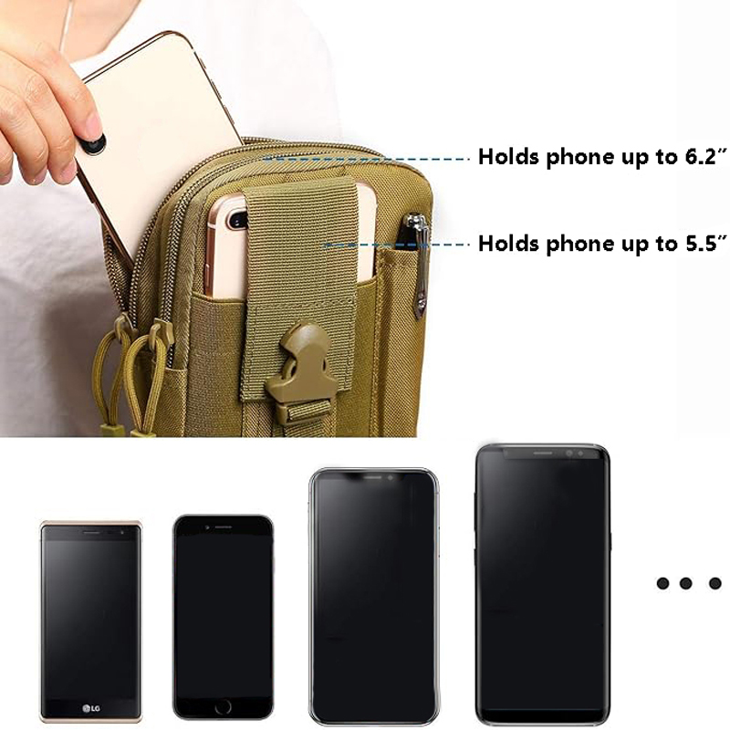 ユニバーサル EDC 戦術モールポーチウエストバッグ携帯電話 - Edc Everyday Carry のレビューと価格