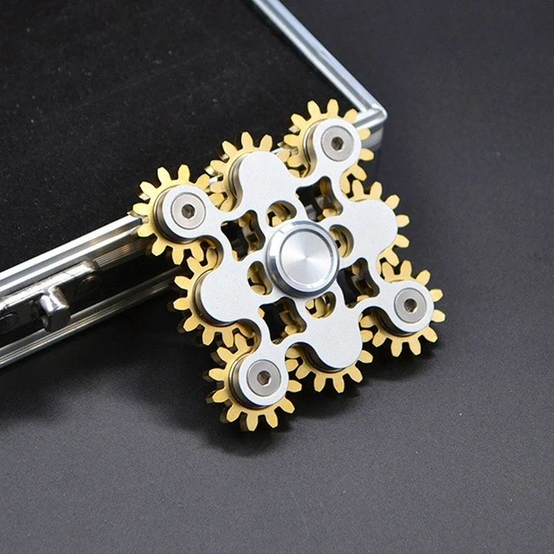 大人のストレス解消玩具,9ギア,高品質の金属製フィジェットス - Fidget Spinner Bearing のレビューと価格