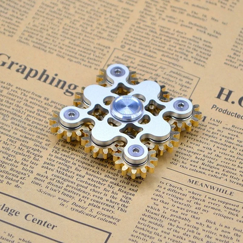 大人のストレス解消玩具,9ギア,高品質の金属製フィジェットス - Fidget Spinner Bearing のレビューと価格