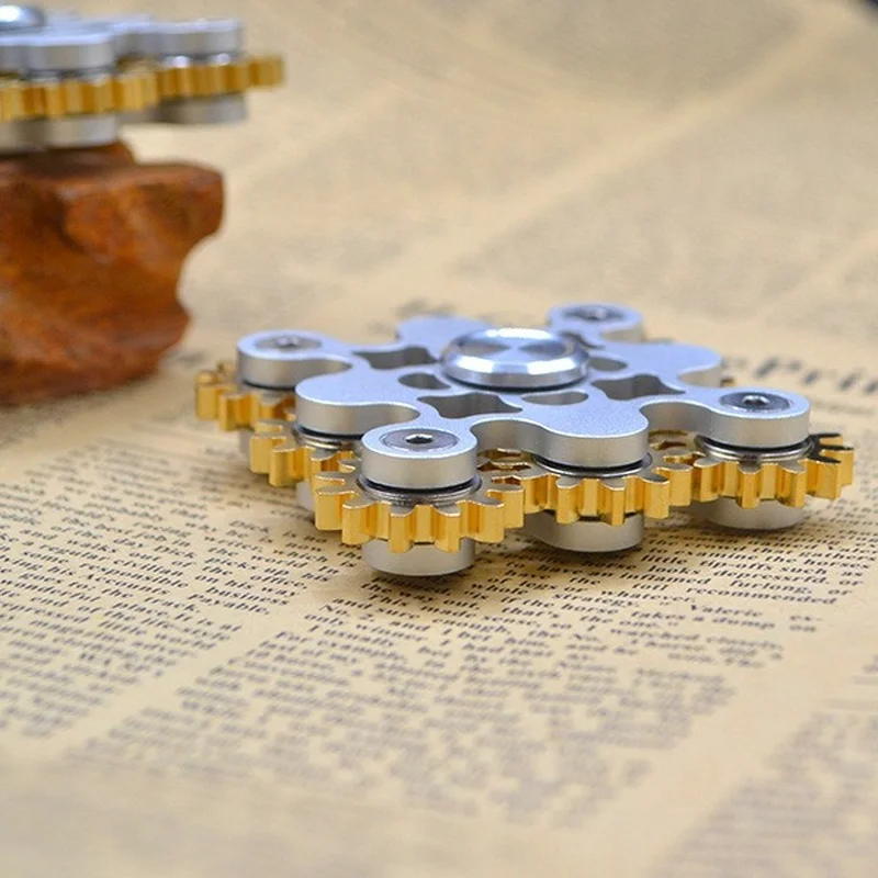 大人のストレス解消玩具,9ギア,高品質の金属製フィジェットス - Fidget Spinner Bearing のレビューと価格